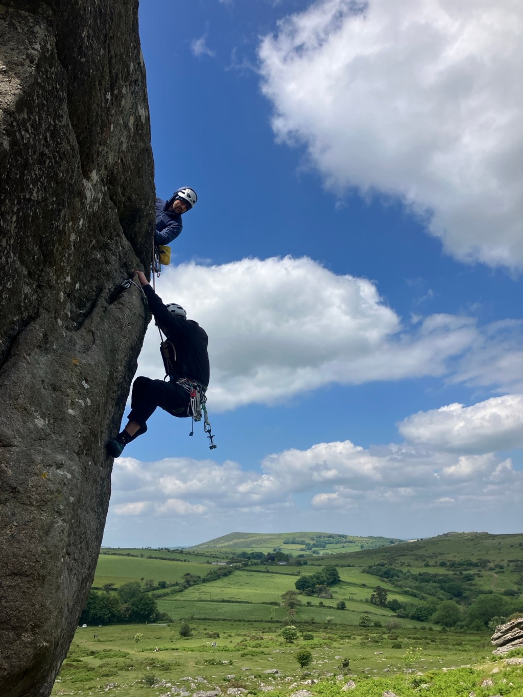 Climbing at Hound&nbsp;Tor