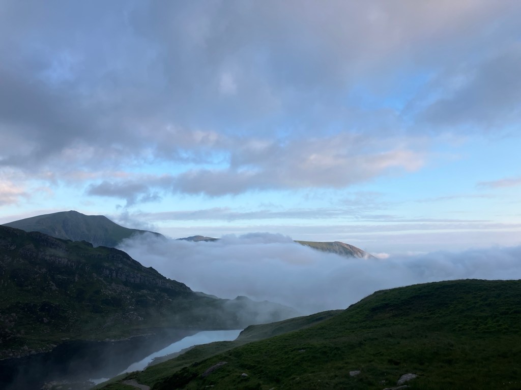 Above the clouds on&nbsp;Tryfan