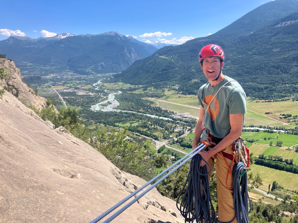 Climbing at Les Guions, St&nbsp;Crepin
