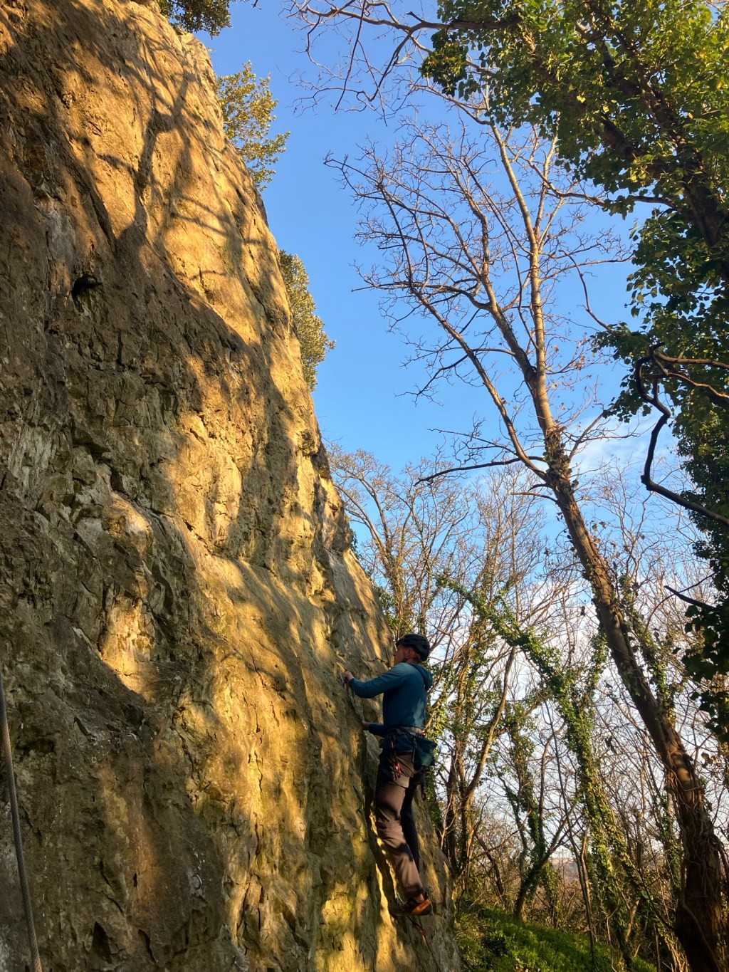 Climbing at Marle&nbsp;Crag