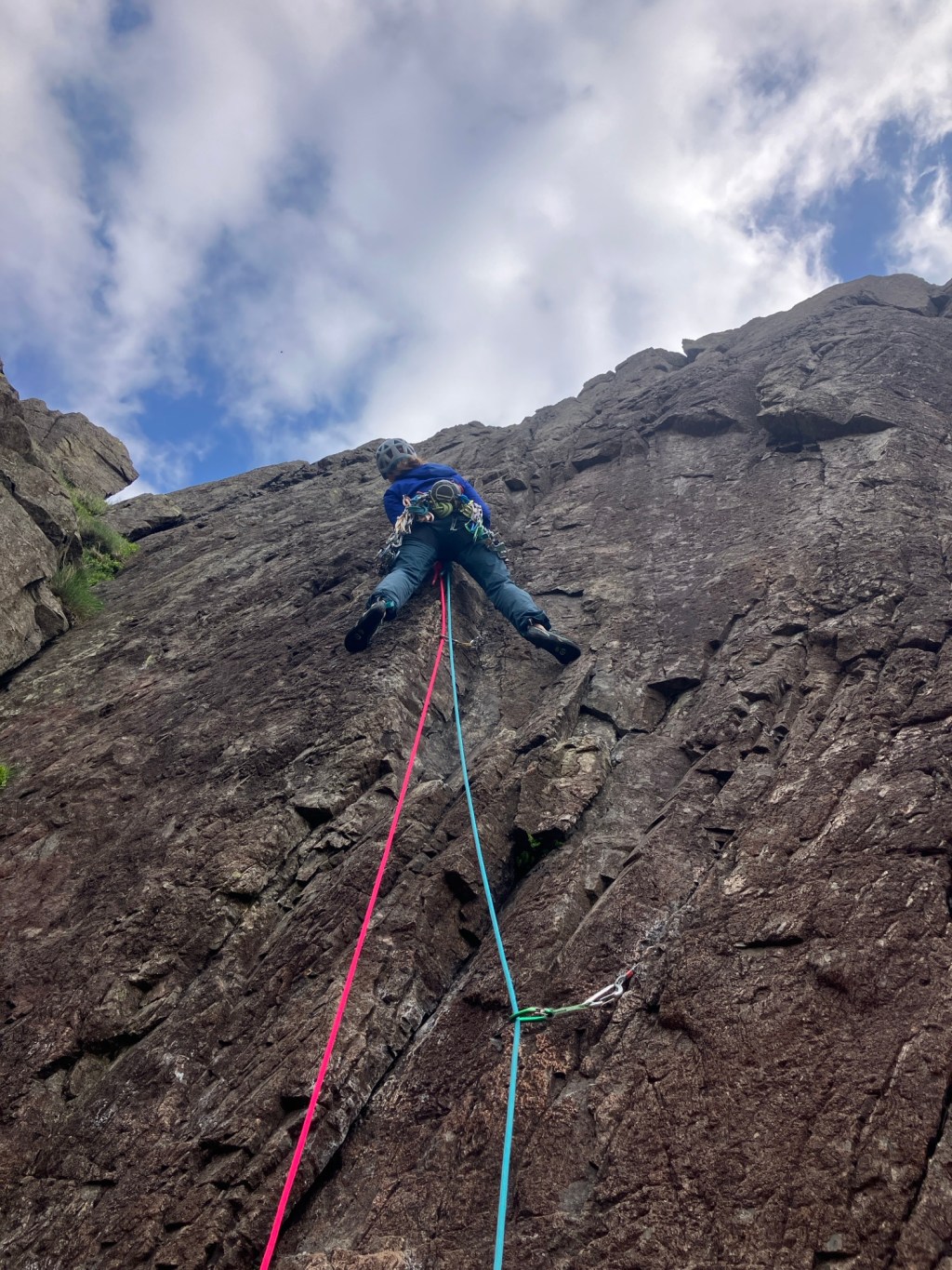Climbing at Long Scar (Pike ‘O Blisco)