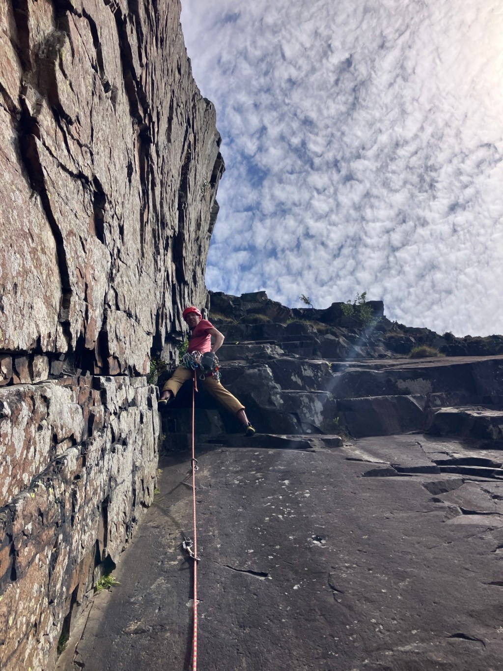 Climbing at Creigiau&nbsp;Gigfran