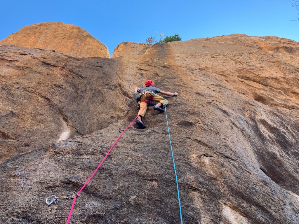 Climbing at Schattenwand, Day 2 – Erongo Rocks