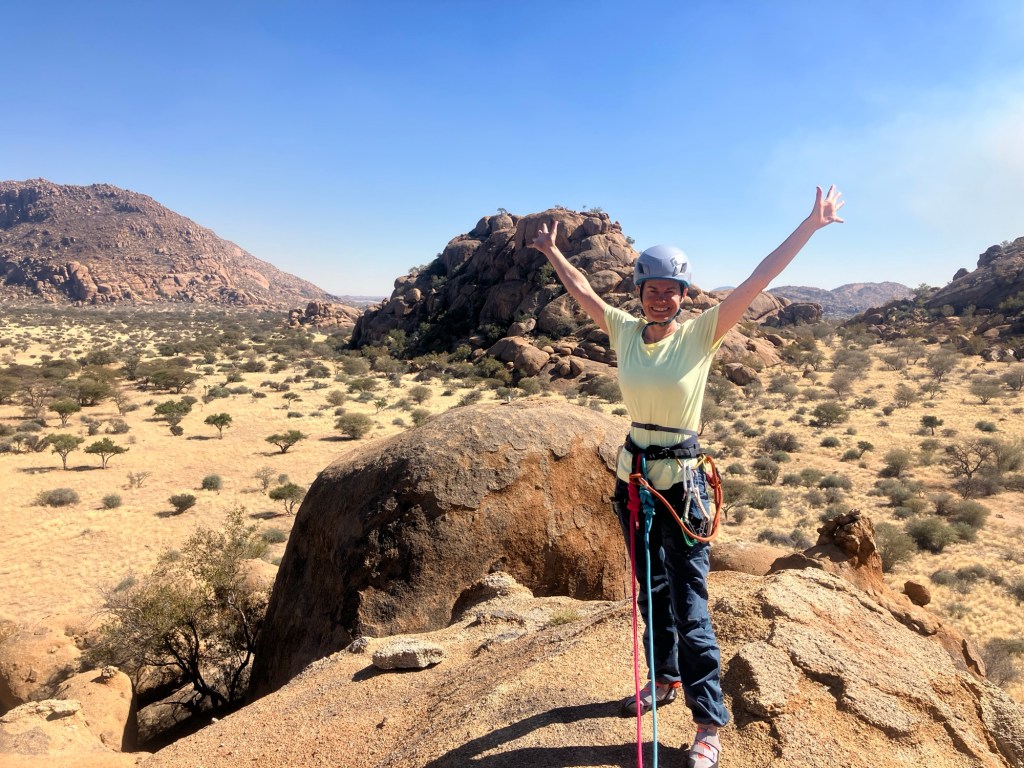 Climbing Naundofer Tower and Chessboard Wall – Erongo Rocks, Namibia